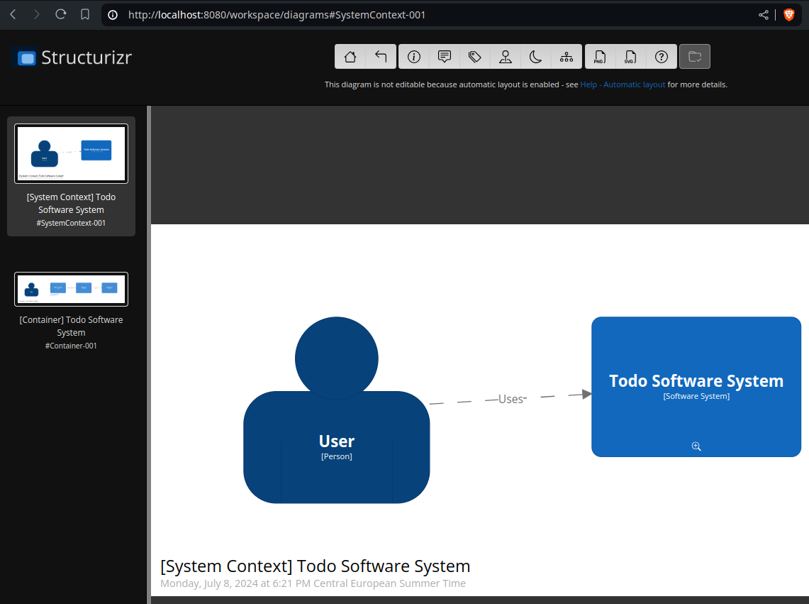 structurizr lite webview